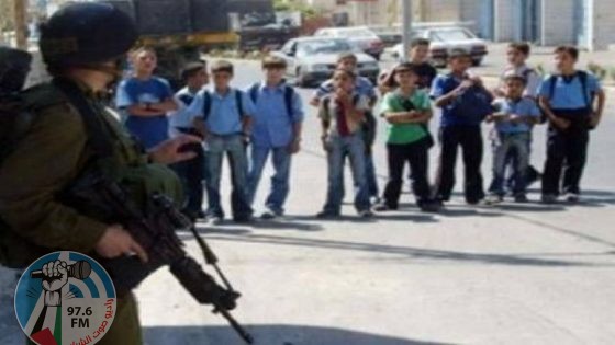 جيش الاحتلال يحتجز أربعة طلاب من صرة غرب نابلس